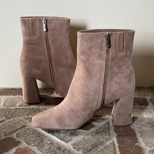 Sam Edelman Womens Codie Praline Suede Ankle Booties‎ 11 Medium (M)